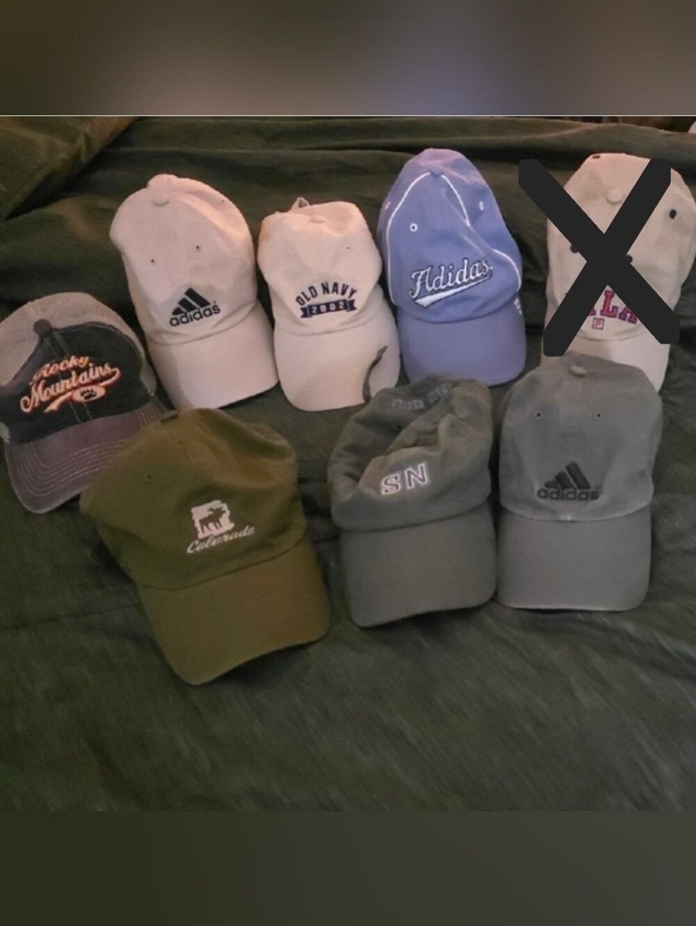 Assorted Caps Collection (Sold As Set)